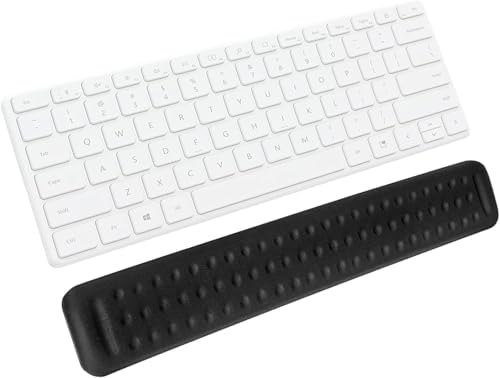 Klavye Bilek Desteği, Bilgisayar Klavyesi için Bilek Destekliği, Kaymayan PU Tabanlı Ergonomik Klavye Bilek Desteği, Ofis, Ev ve Laptop Kullanımı için Ağrı Giderici