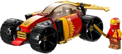 Kai’nin Yarış Arabası EVO 71780 – 6 Yaş ve Üzeri Kız ve Erkek Çocuklar için Yılbaşı Hediyesi Fikri, Oyuncak Araba ve Kai Minifigürü İçeren Yaratıcı Oyuncak Yapım Seti (94 Parça)