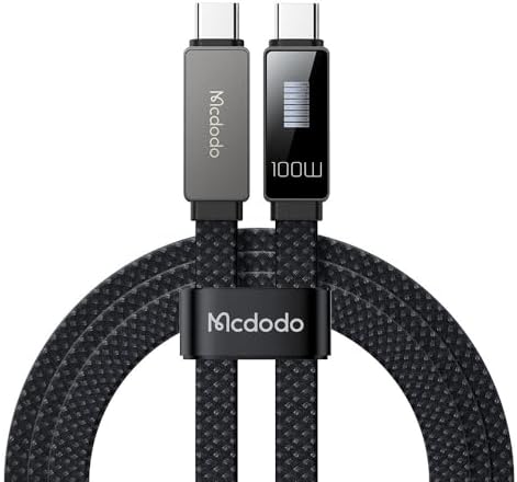 Ca-4470 100W Type-C To Type-C Hızlı Şarj Ve Data Aktarim Kablosu 1.2M, Siyah