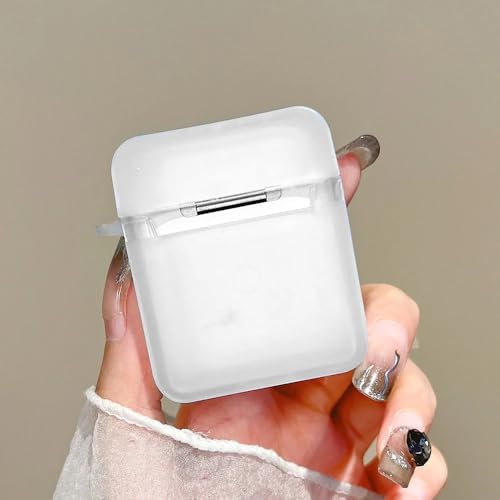 AirPods 1. Nesil / 2. Nesil için Kılıf Glitter Shiny Pembe [AirPods 1/2 ile Uyumlu Kılıf - Pembe]