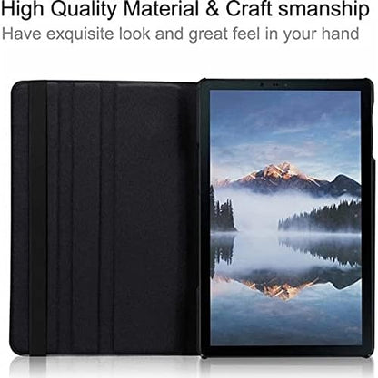 Tab M10 Fhd Plus Tb-x606f 10.3" Uyumlu Dönerli Tablet Kılıfı (Siyah)