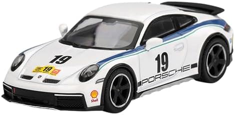 Truescale Miniatures Mini-GT MGT01009-L - Porsch. 911 (992) Dakar Rallisi Tasarım Paketi 74 2024 - Ölçek 1/64 - Model Araba