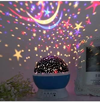Dönen Star Master Renkli Yıldızlı Gökyüzü Projeksiyon Gece Lambası
