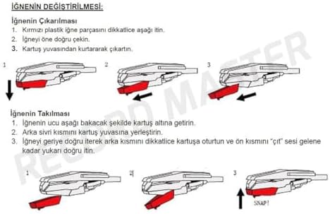 Record Master Universal Pikap İğnesi - Her Tür Universal İğneli Cihaz İle Uyumludur. (1)