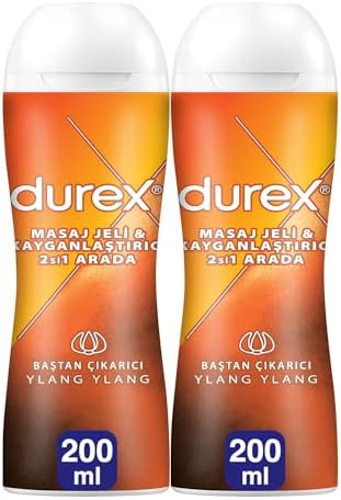 Ylang Ylang 2'si 1 Arada Kayganlaştırıcı & Masaj Jeli (2 x 200 ml)