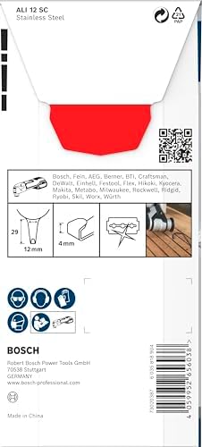 1x PRO ALI 12 SC Dolgu Malzemeleri Bıçağı (Silikon, Silikon, Genişlik 12 mm, Professional Aksesuar Çok Fonksiyonlu Makine)