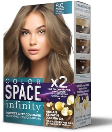 Space Infınıty Set Saç Boyası 8.0 Açık Kumral
