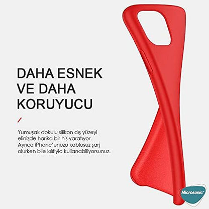 Apple iPhone 17e için Kılıf Liquid Lansman Silikon Gri [iPhone 17e ile Uyumlu Kılıf - Gri]