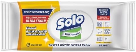 Ultra Güç Limon & Portakal Tazeliği Yüzey Temizlik Mendili 100 Yaprak