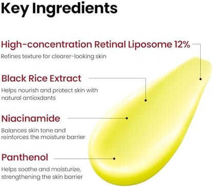 KSecret Seoul 1988 Advanced Shot Retinal Liposome Yüzde On İki ve Rice