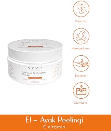 VOOP El & Ayak Onarıcı Ve Besleyici Bakım Kremi 300 gr | Manikür Pedikür Peeling