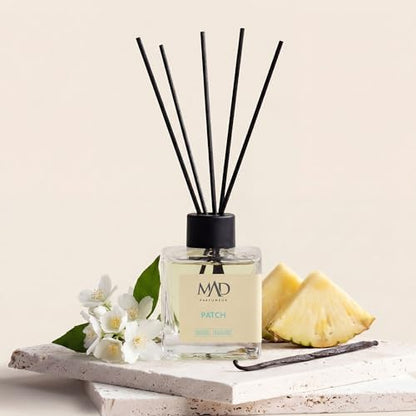 Mad Patch 120 ml Ortam Kokusu Çubuklu – Kurutulmuş Meyve, Tonka ve Amber ile Sıcak, Odunsu ve Etkileyici Bir Atmosfer