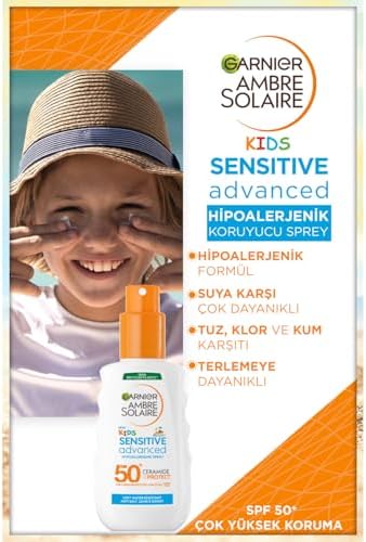 Ambre Solaire Sensitive Advanced Güneş Koruyucu Çocuk Sprey GKF50+ 200ML