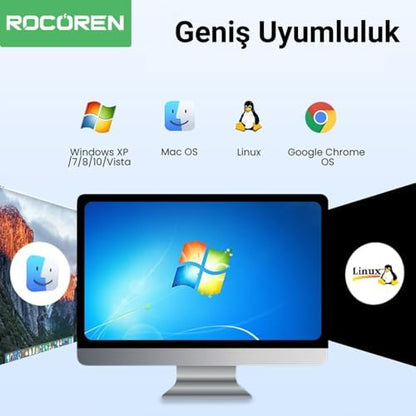 USB-A 3.0 5Gbps 4 Portlu USB Çoklayıcı Hub