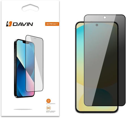 Galaxy İle Uyumlu S24 FE 5D Privacy Cam Ekran Koruyucu, Siyah