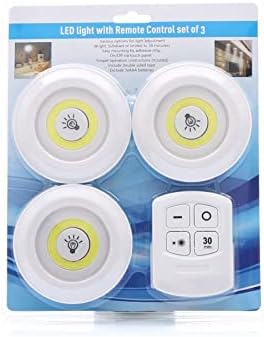Uzaktan Kumandalı Kablosuz 3'lü Led Spot Lambalar