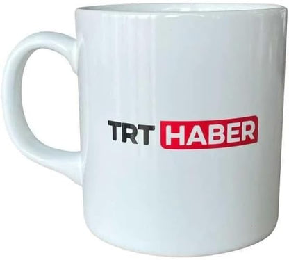 Haber Logolu Beyaz Kupa