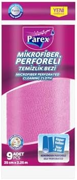 Mikrofiber Perforeli Rulo Bez 9’lu