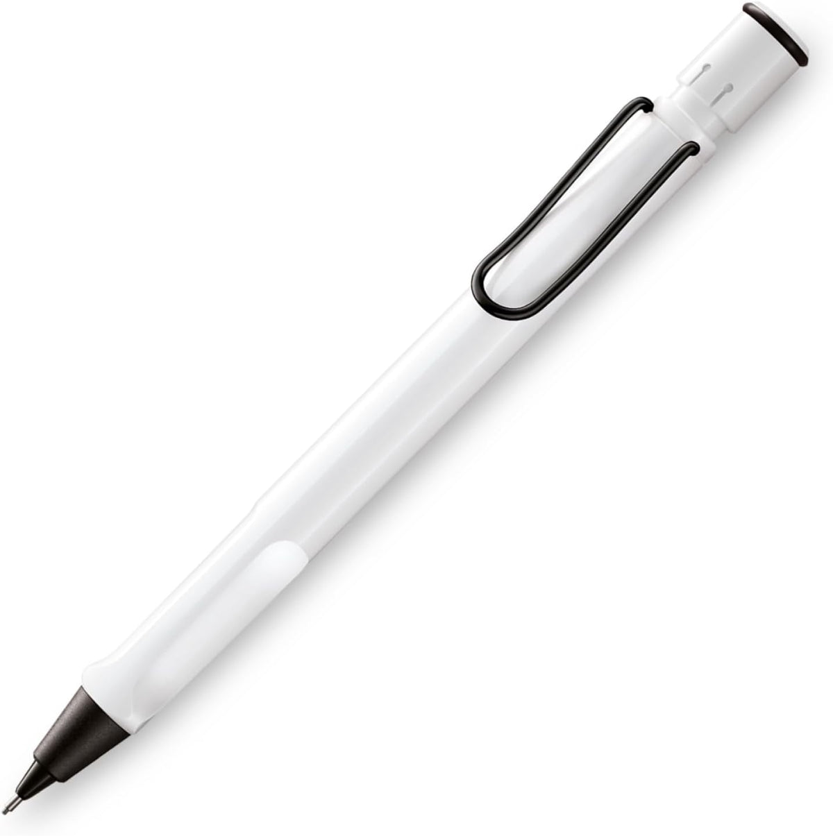 LAMY L119WTB Safari Mekanik Kalem, Beyaz Siyah Klips, 0,02 inç (0,5 mm), Sınırlı Üretim