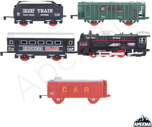 Oyuncak Klasik Yolcu Treni Seti 19 Parça - 91 cm Ray Uzunluğunda Classic Kara Tren