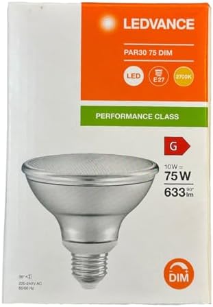 Ledvance 10W (75W) 2700K Sarı Işık Par30 E27 Duylu Dim Edilebilir LED Spot