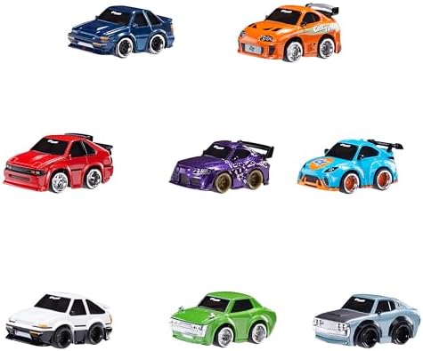 CarTuned JDM Seri 1 2022 GR Supra, Mor, Diecast Metal Oyuncak Araba, Figürü