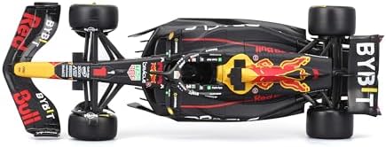 Bburago 1:24 2023 Yarış Oracle Red Bull RB19 Verstappen ile Döküm Araba #1 Figür