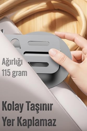 Telvesse Yüksek Kalite Metal Katlanabilir 360 Dönen Ayarlı Telefon Tutucu Masaüstü Telefon Tablet Standı S013