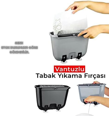 Easyso Tabaac Tabak Yıkama Fırçası Tasarrufmatik Fonksiyonel Renkli