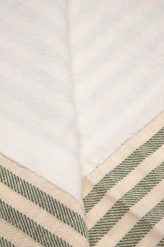 Penti Stripe Double Yüz Havlusu,Haki