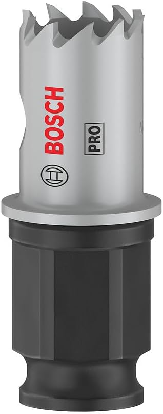 1 x PRO Sheet Metal Power Change Plus Delik Testeresi (Paslanmaz Çelik Saclar, Çelik Saclar, Ø 17 mm, Profesyonel Aksesuar Matkap/Tornavida için)