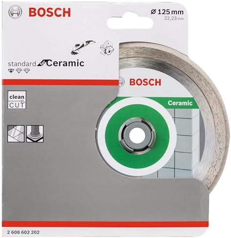 Standard Seri Seramik İçin Elmas Kesme Diski 125 mm, Gri