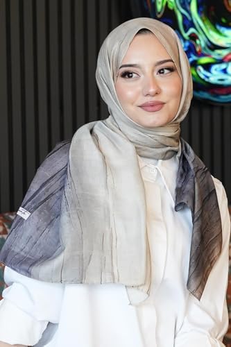 Degrade Füme Soft Pamuk Şal