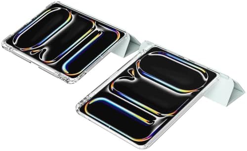 iPad 7/8/9.Nesiller İle Uyumlu 10.2 İnç iPad İle Uyumlu Kalem Bölmeli, Ayrılabilen Kolay Tak Çıkar, 6 Farklı Duruş Pozisyonu, Köşe Korumalı, Yarı Saydam, Katlanır Tablet Kılıfı Cp-2 Beyaz