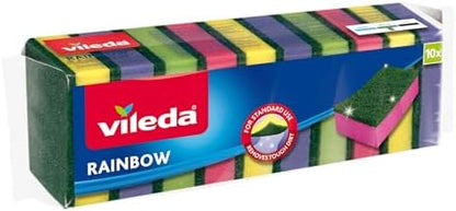 Ekonomik Bulaşık Süngeri, 10'lu Ekonomik Paket, Rainbow