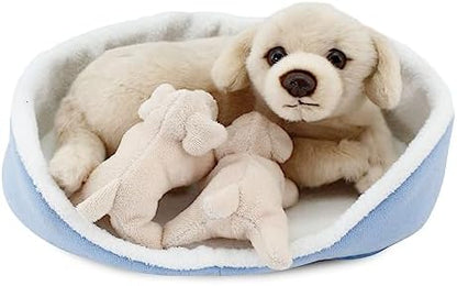 Animals Of The World Sepette Yavrulu Labrador Peluş Oyuncak