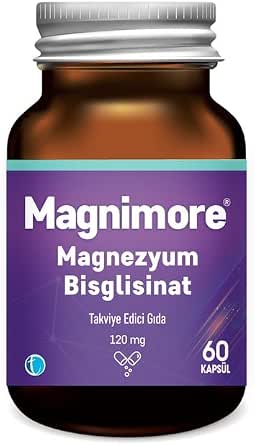 Magnimore Magnezyum Bisglisinat 60 Bitkisel Kapsül 120 mg