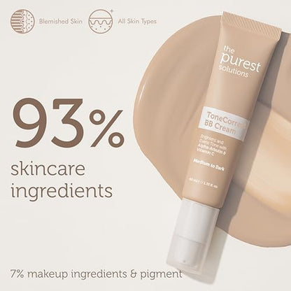 The Purest Solutions BB Cream Tone Correct 40 ml Medium to Dark