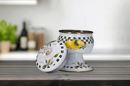 Lemon Emaye Ayaklı Şekerlik