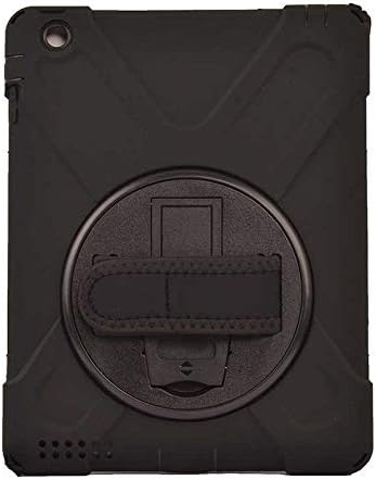 Apple iPad Mini 1 ile uyumlu Kılıf Defender Askılı Zırhlı Tank Case Siyah