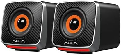Aula A200 RGB Işıklı Masaüstü Gaming 3.5mm Bilgisayar Pc Hoparlörü