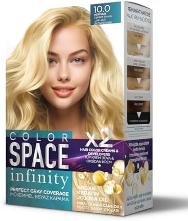 Space Infınıty Set Saç Boyası 10.0 Açık Sarı