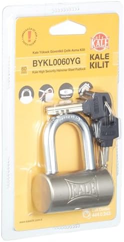 Yüksek Güvenlikli Çelik Asma Kilit 60MM Blisterli