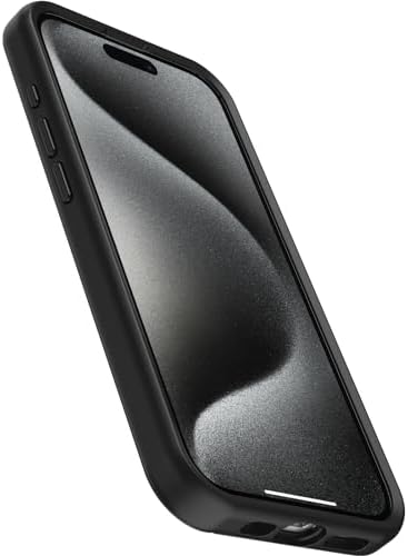 iPhone 15 Pro için Kılıf, Düşmeye Dayanıklı, Koruyucu İnce Kılıf, Askeri Standartlara Göre 3X Test Edilmiştir, Siyah