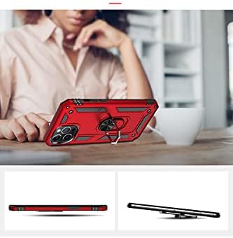 Xiaomi Redmi Note 10S ile Uyumlu Kapak Military Yüzüklü Stantlı Panzer Tank Kılıf - Siyah