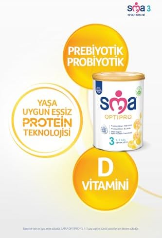 SMA Optipro 3 Devam Sütü (1-3 Yaş, 800 g)
