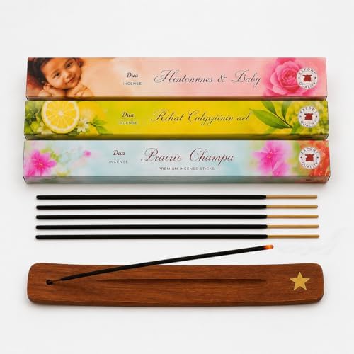 İthal 60 Adet 3x20 Uzun Süre Kalıcı Yoga-Plates-Meditasyon Aroma Terapi Kömürsüz-Kimyasalsız Doğal Çubuk Tüstü Seti Ahşap Tütsülük Hediyeli Karışık Aroma Box (3)