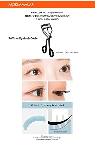 3 Kat Güçlü Kirpik Kıvırıcı MISSHA 3-Wave Eyelash Curler