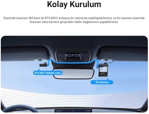 Viofo RTC300 A229 Pro/Plus Uyumlu 2K / 30Hz Telefoto Kamera