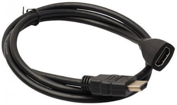 HDMI Uzatma Kablosu 3 Metre Erkek Dişi Kablo Full HD 1080P 4K Destek Altın Uçlu Yüksek Hızlı HDMI Uzatıcı TV Monitör Projeksiyon Oyun Konsolu Uyumlu | ZR150 (Siyah 3 Metre)